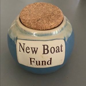 New boat fund coin jar